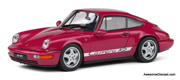 1992 Porsche 964 3.6 RS, Star Ruby 1:64 Diecast Model Car by Solido