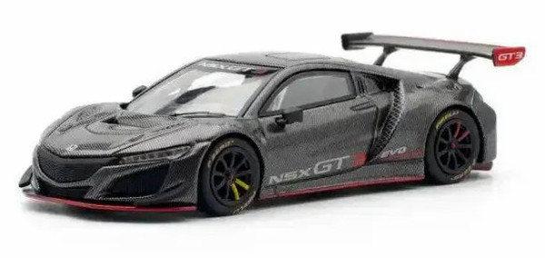 Honda NSX GT3 EVO22, Carbon Fiber 1:64 Diecast Model Car by Pop Race