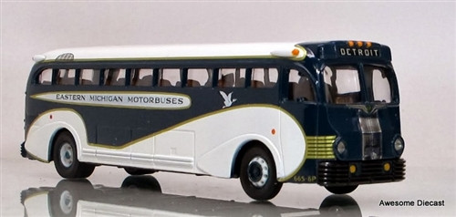 Corgi 1:50 Eastern Michigan Yellow Coach 743