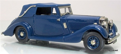 Lansdowne Models 1:43 1936 Railton, Fairmile 3 Position Drop Head Coupe (Blue)