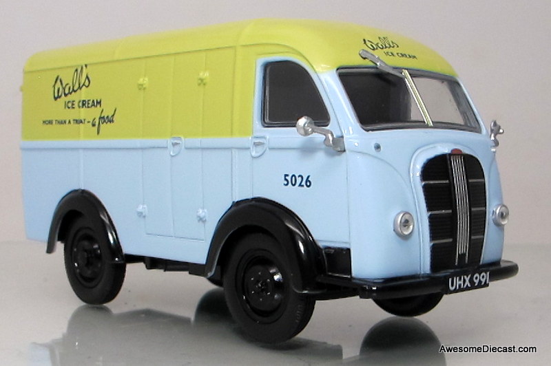 Oxford Diecast 1:43 Austin K8 Threeway Van - Walls Ice Cream 