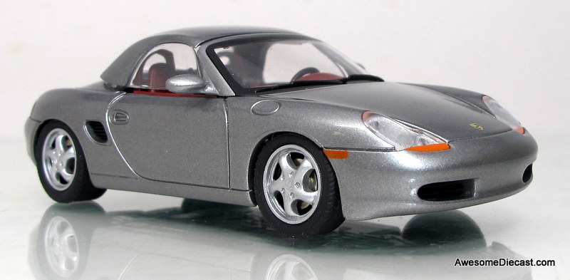 Schuco 1:43 Porsche Boxster Hardtop, Metallic silver