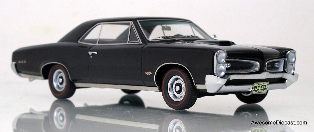Neo 1:43 1966 Pontiac GTO Hardtop - Black - Awesome Diecast