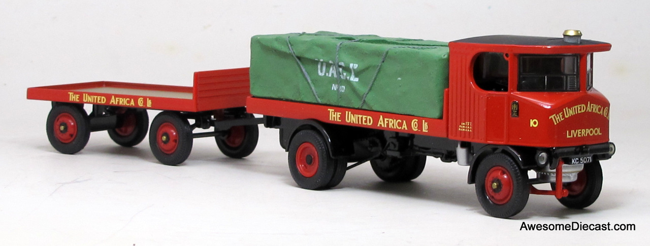 Corgi 1:50 Sentinel Platform Wagon w/ Trailer - United Africa 