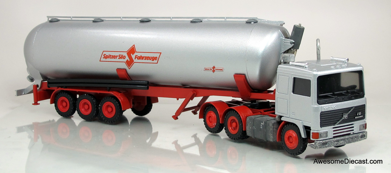 Conrad 1:50 Volvo F12 w/ Tanker Trailer - Spitzer Silo 