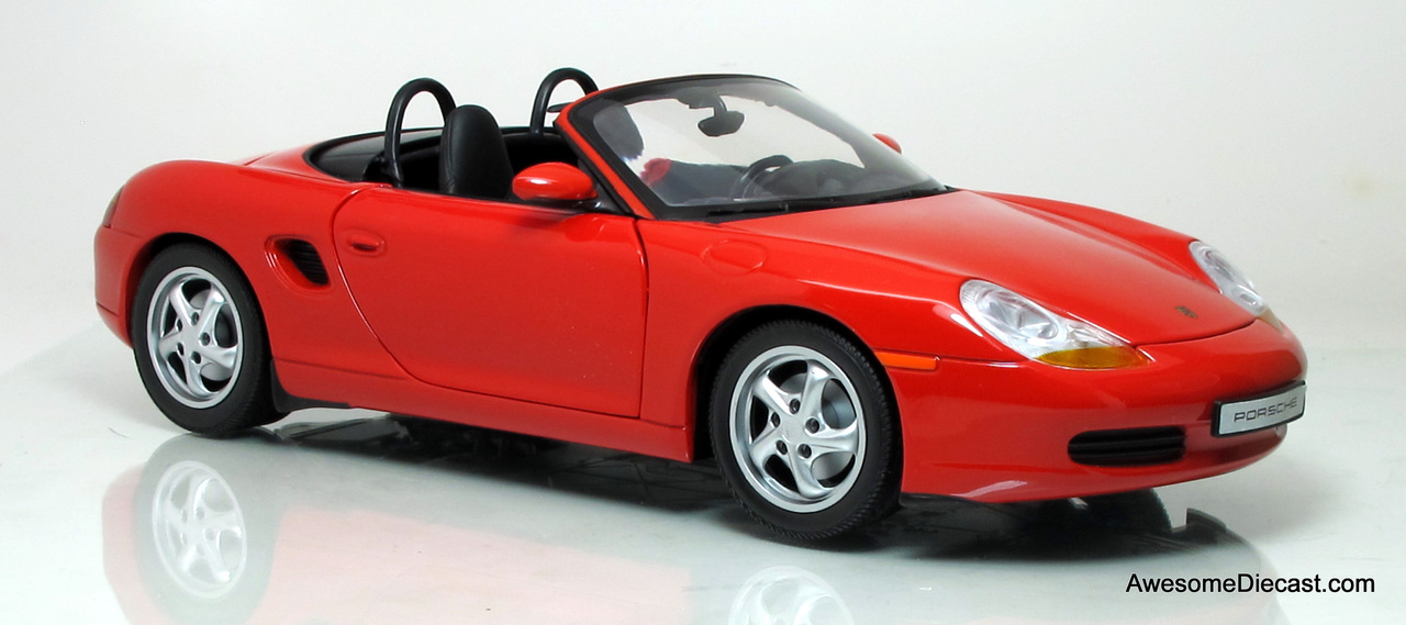 UT Models 1:18 Porsche Boxster Cabriolet, Red