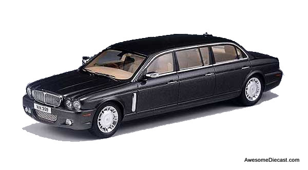 GLM 1:43 2009 Jaguar Daimer XJ X358 Limousine: Wilcox - Grey Metallic