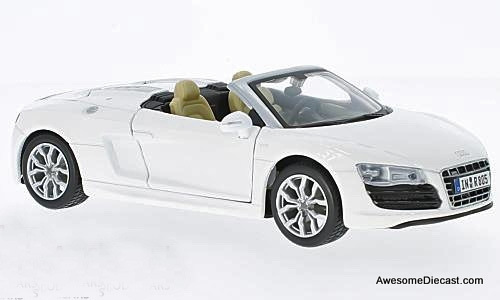 Maisto 1:24 Audi R8 Spyder - White