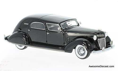 Neo 1:43 1937 Chrysler Imperial C-15 Le Baron Town Car, black