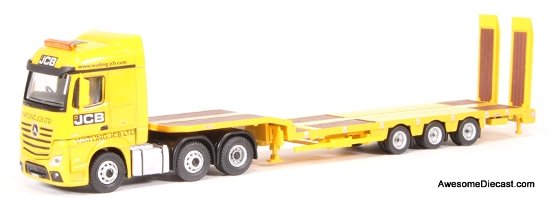 Oxford Diecast 1:76 Mercedes-Benz Actros w/ Low Loader Trailer