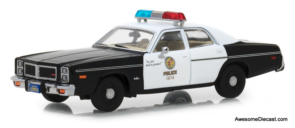 Greenlight 1:43  1977 Dodge Monaco Police Cruiser: LAPD Los Angeles