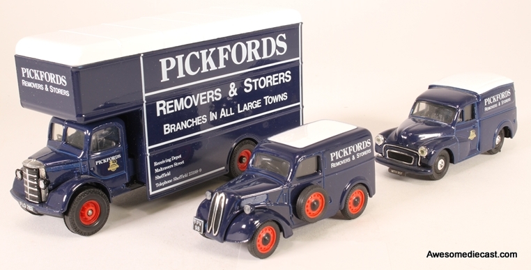 Corgi 1:50 Set of 3 Removal Trucks & Van: Pickfords 