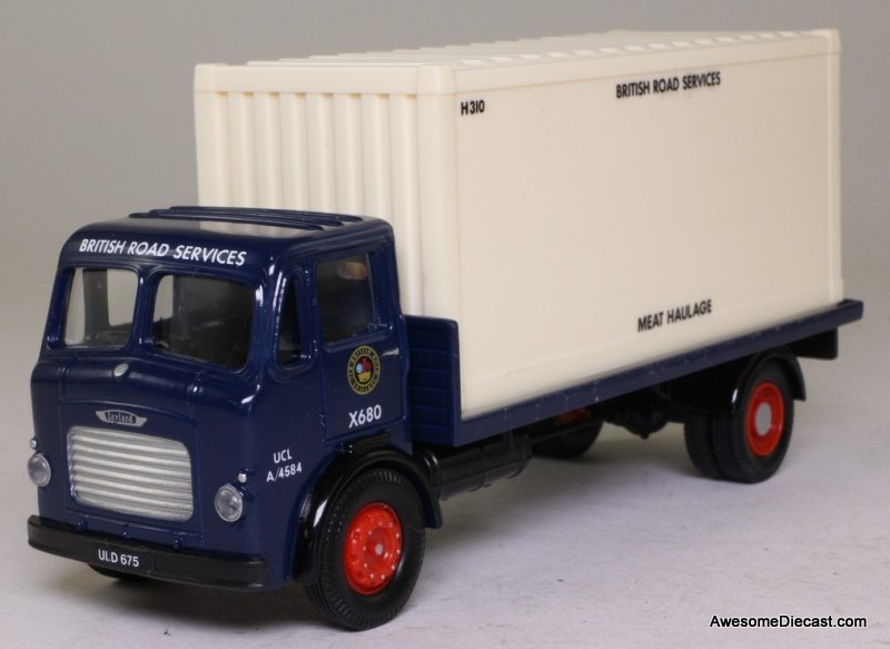 Corgi 1:50 Leyland 4 Wheel Flatbed & Container Set