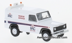  Oxford 1:76 Land Rover Defender LWB Hardback: RAC Rescue Service