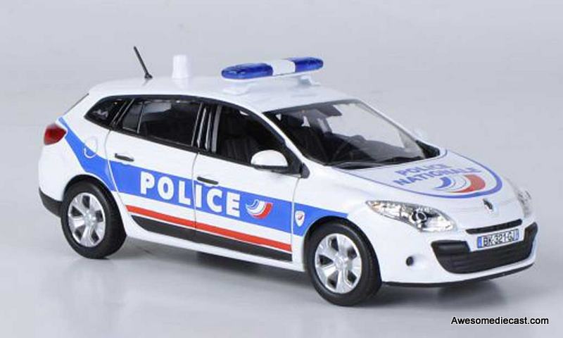 Norev 1:43 2016 Renault Megane Wagon: French National Police
