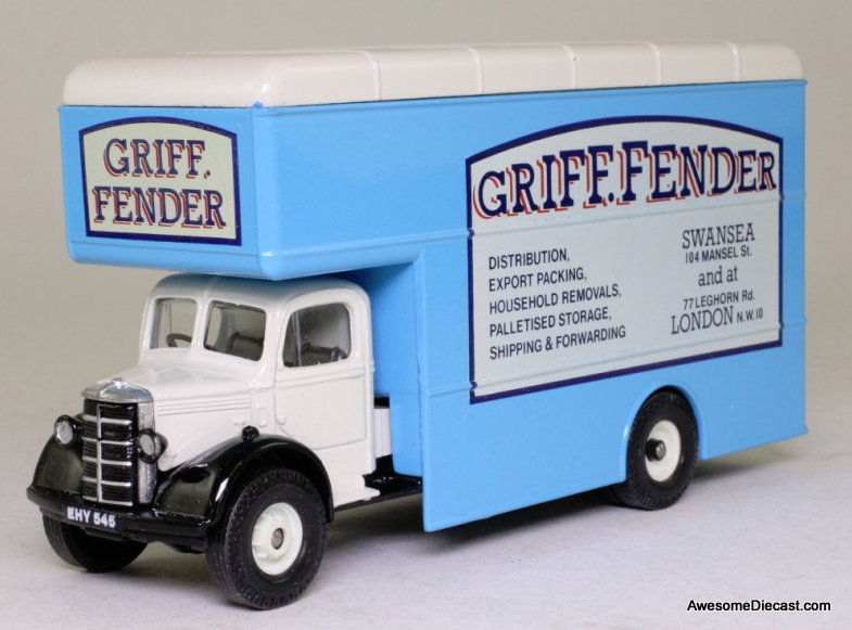 Corgi 1:50 Bedford O Series Pantechnicon: Griff Fender Removals