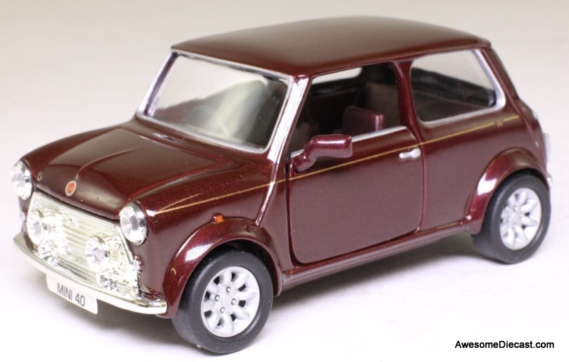 Corgi 1:36 Mini, Mulberry Red '40th Anniversary'
