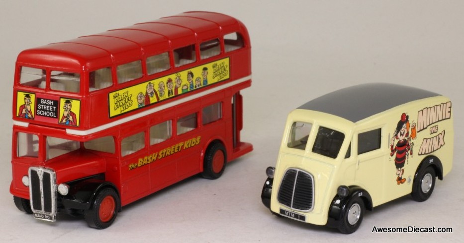 Corgi Morris J Van & AEC Bus 'The Bash Street Kids'