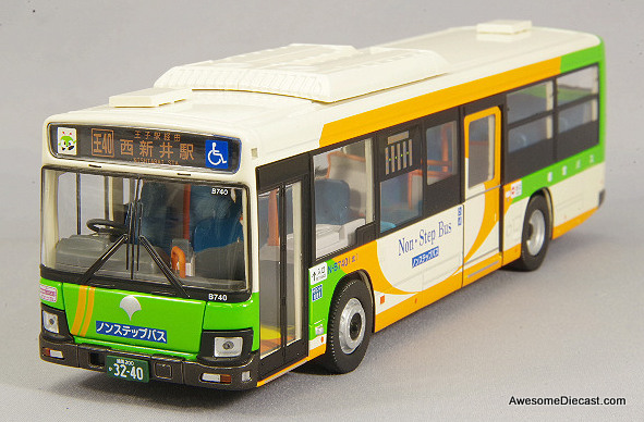 Tomica 1:64 LV-N139 Isuzu Erga Transit Bus: Tokyo Tomica 1:64 LV-N139 Isuzu Erga Transit Bus: Tokyo