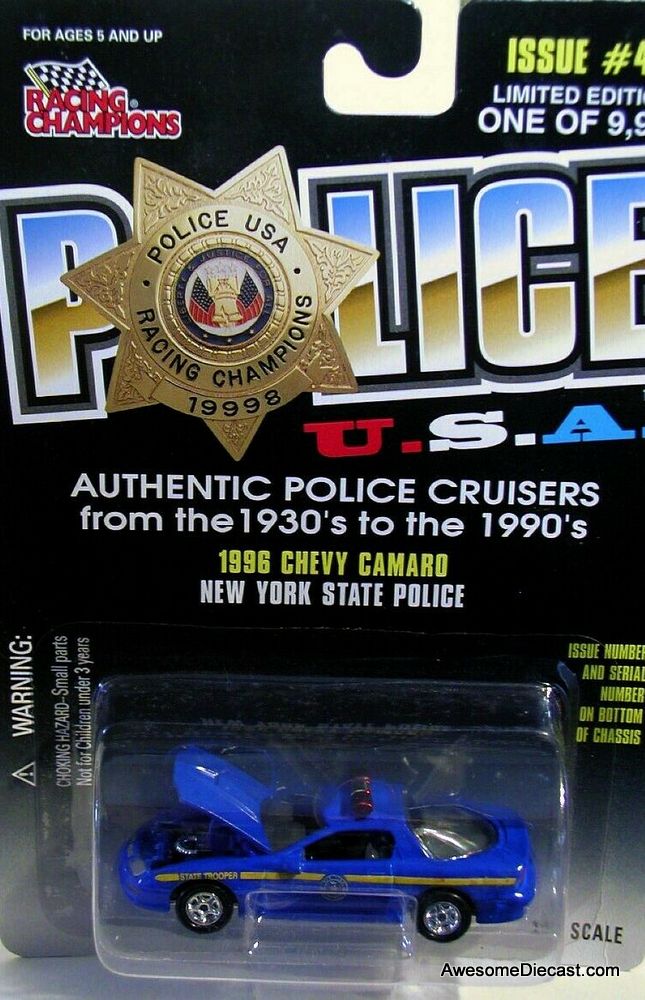Racing Champions 1:59 1996 Chevrolet Camaro 'New York State Police'