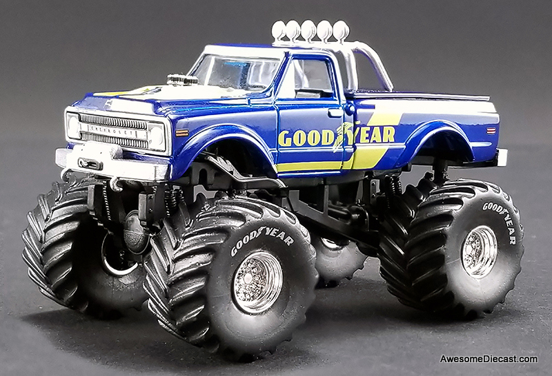 ACME 1:64 1970 Chevrolet K-10 Monster Truck: Goodyear