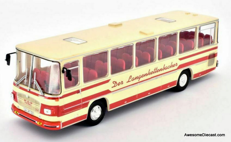 Hachette 1:43 1969 MAN 535 Bavarian Touring Coach: Der Langenhettenbacher