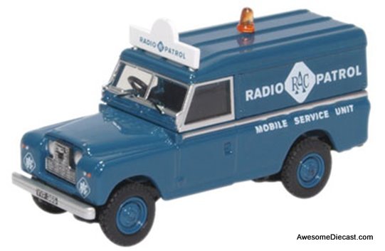 Oxford 1:76 Land Rover Series 11 LWB: RAC Radio Patrol