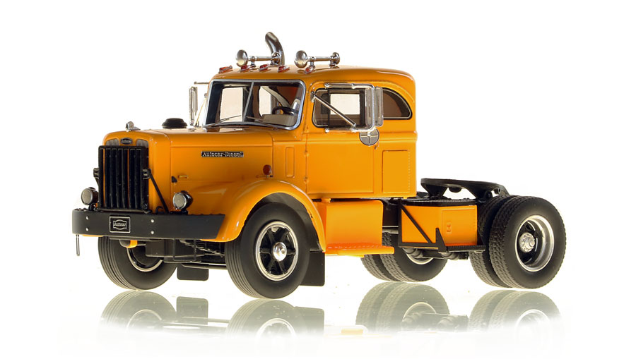 FR 1:50 1954 Autocar DC-100T Integral Sleeper Tractor | Yellow/Black: 1 of 50