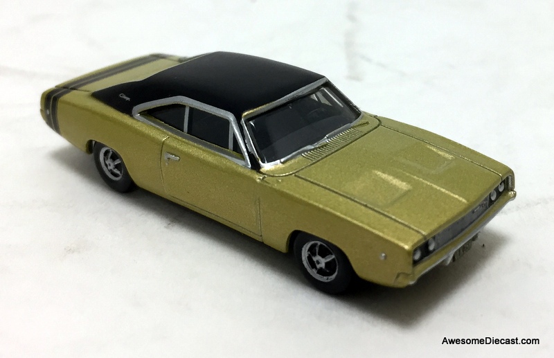 Oxford 1:87 1968 Dodge Charger, Metallic Gold