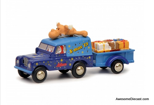 Schuco 1:90 Land Rover With One-Axle-Trailer Christmas 2019 Edition