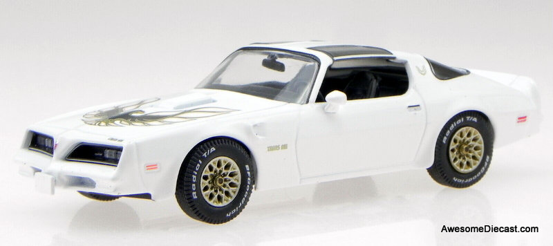 Greenlight 1:43 1977 Pontiac Firebird Trans Am, Cameo White