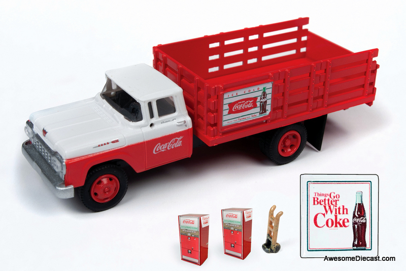 Classic Metal Works 1:87 1960 Ford Stakebed: Coca Cola