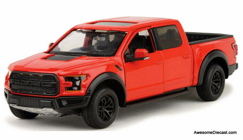 Motor Max 1:27 2017 Ford F-150 Raptor, Red