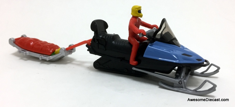 SIKU 1:43 Snow Mobile w/Rescue Toboggan: Mountain Rescue