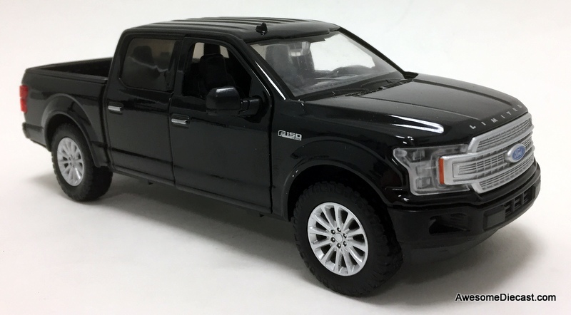 Motormax 1:27 2019 Ford F-150 Limited Crew Cab, Black