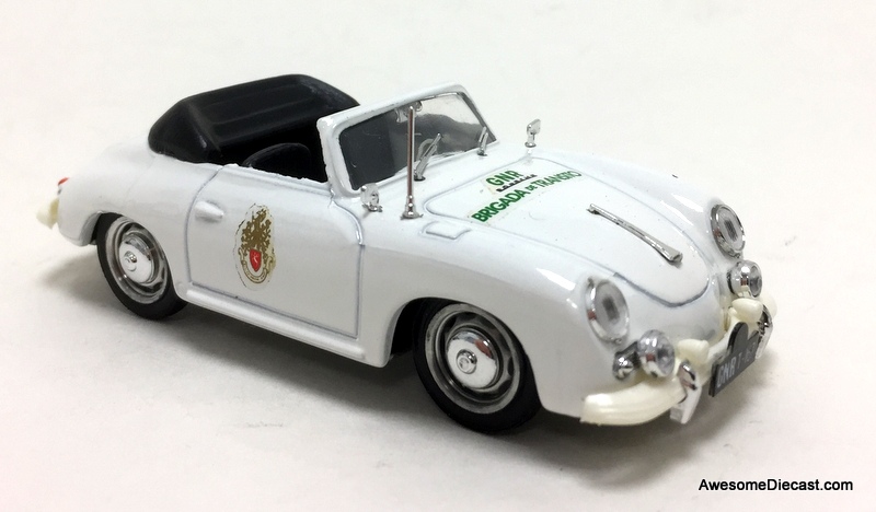 Brumm 1:43 1952 Porsche 356 Convertible: Portuguese Highway Patrol