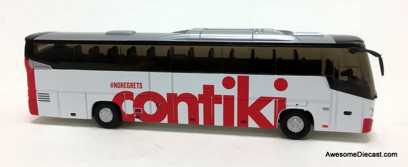 HollandOto 1:87 VDL Futura Coach: Contiki Tours: Red
