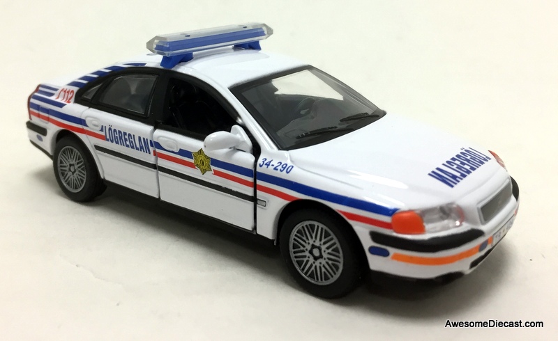 DeAgostini 1:43 2000 Volvo S60: Reykjavík, Iceland Police Force