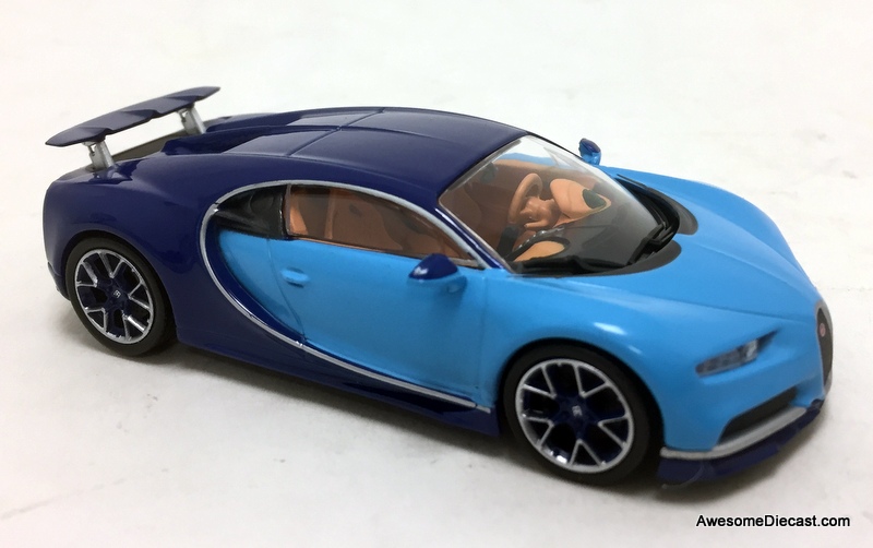 IXO 1:43 2016 Bugatti Chiron, Blue