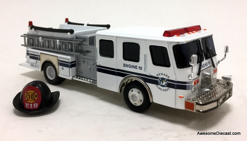 RARE!! Corgi 1:50 E-One Side Mount: Newark Fire Department