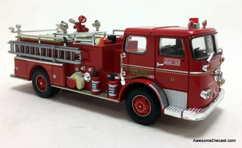 Corgi 1:50 Seagrave K Fire Engine: Baltimore County, Maryland F. D.