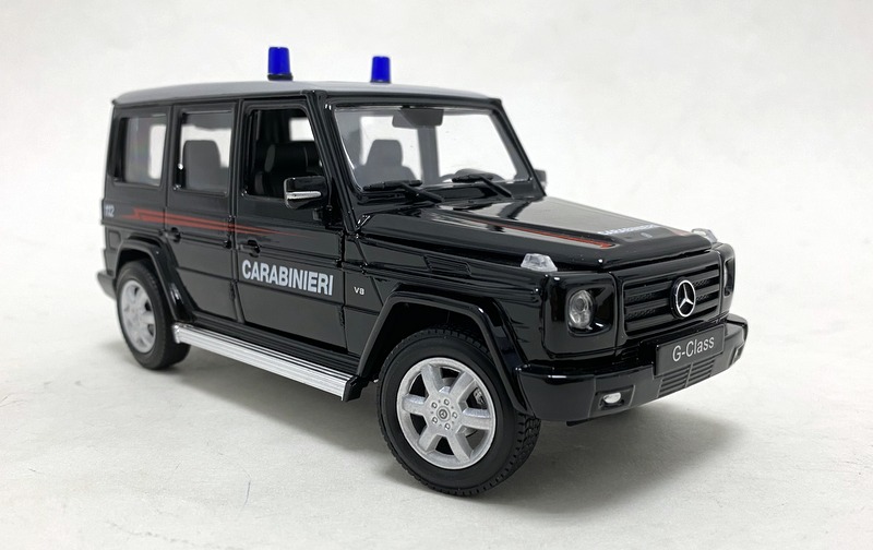 Welly 1:24 2009 Mercedes-Benz G-Class: Rome, Italy Police Car