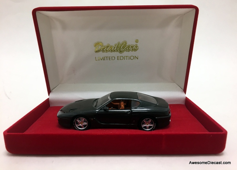 Corgi Detail Cars 1:43 Ferrari 456 GT, Metallic Gray