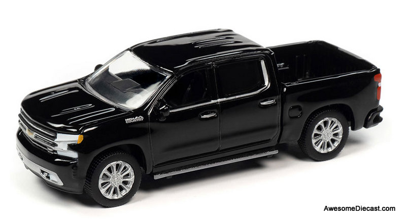 Autoworld 1:64 2019 Chevrolet Silverado High Country, Gloss Black