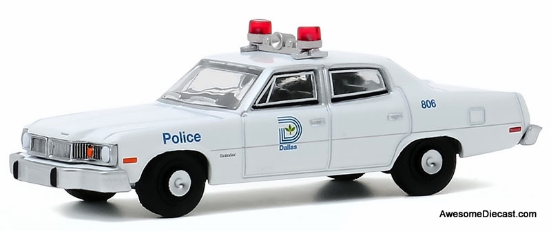 Greenlight 1:64 1974 AMC Matador: Dallas, Texas Police Department