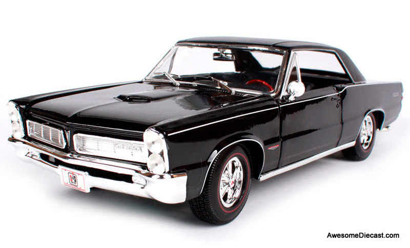 1965 Pontiac GTO, Black - Hurst Edition 1:18 Diecast Model Car by Maisto