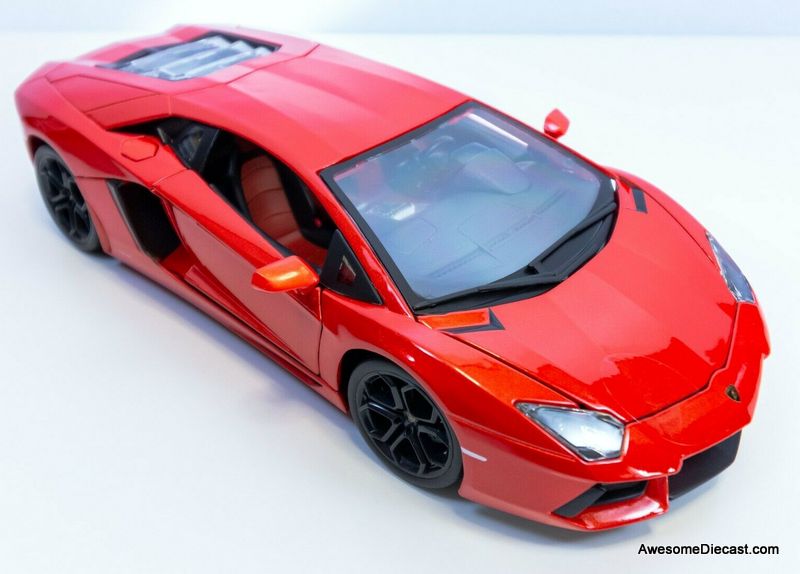 Maisto 1:18 Lamborghini Aventador Coupe, Red