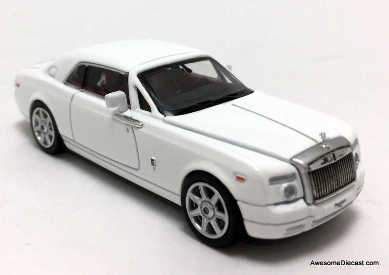 Time Collectibles 1:64 Rolls Royce Phantom Coupe, White