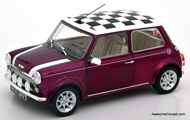 POLITOYS MINI COOPER SPORT 赤1／18ムーンアイズ 1/18 Solido MINI COOPER SPORT RED 1997 - LIVECARMODEL.com