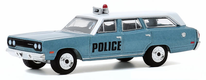 Greenlight 1:64 1970 Plymouth Belvedere Station Wagon: NYC Emergency Police Department